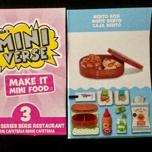 Bento Box Diner series 3
Miniverse Make it Mini Food dinner